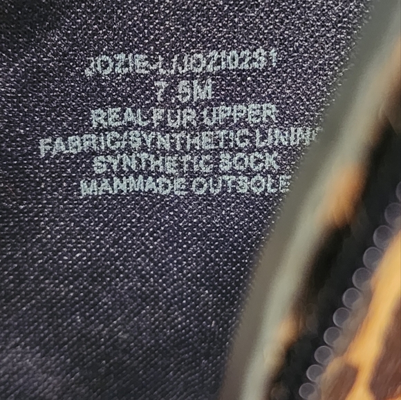 STEVE Madden Jozie-L Leopard Print Haircalf Block Heel Booties Size 7.5- NWOT - Picture 15 of 16